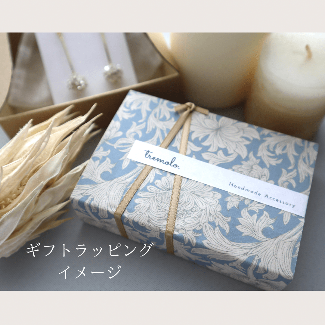 オリーブオパールと淡水パールのフープピアス/イヤリング mimosa | 10枚目