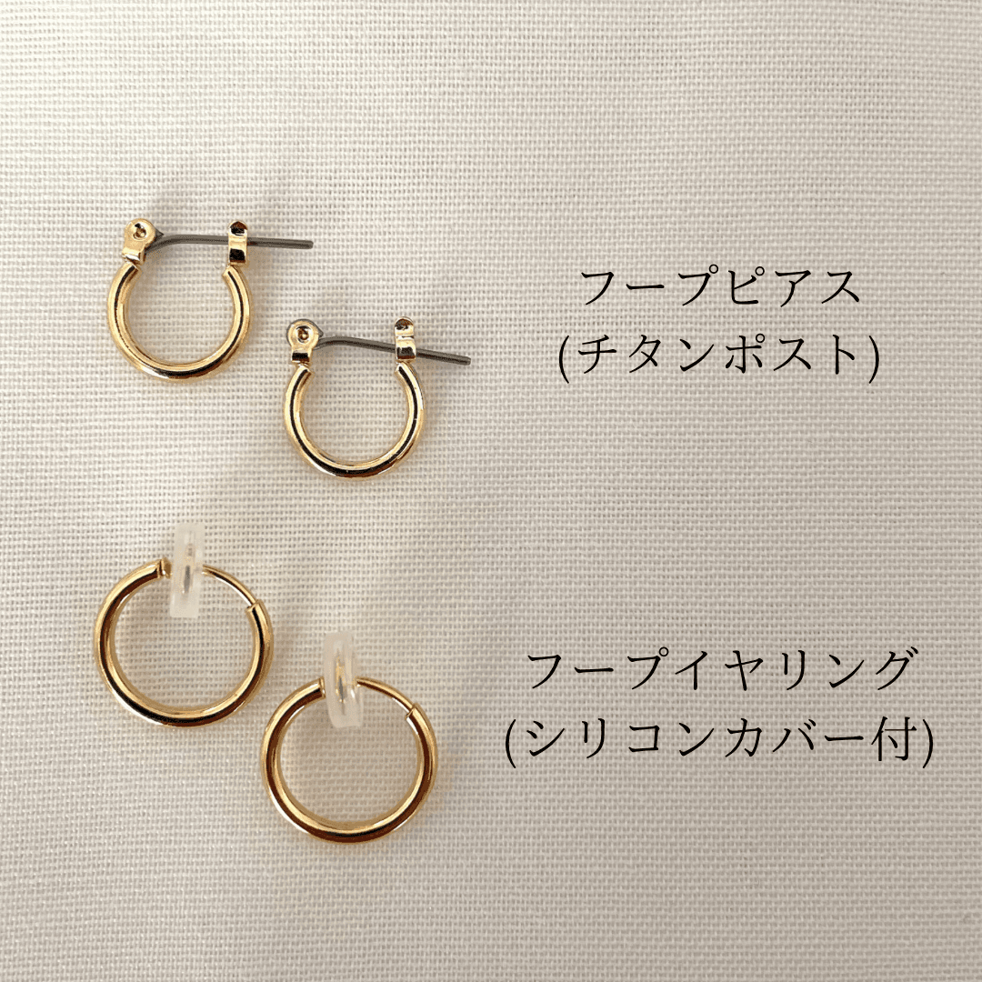 オリーブオパールと淡水パールのフープピアス/イヤリング mimosa | 7枚目