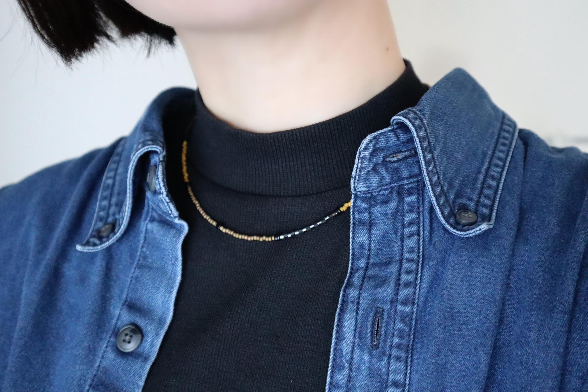 musta(ムスタ)大人カラービーズネックレス | 3枚目